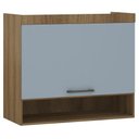 Ver imagem 1 de Armário Aéreo Ponte Modulado 97cm Delphi Avelã/grey L01 - Mpozenato