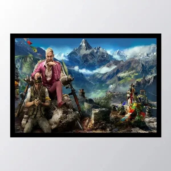 Quadro com moldura far cry 4 22