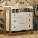 Ver imagem 6 de Guarda Roupa Infantil 4375 e Cômoda Gaveteiro 4410 Fantasia Branco Acetinado – Qmovi