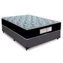 Ver imagem 1 de Cama Box Casal Sintético + Colchão Molas Ensacadas Sereneprime Sonnolux 138x188x65 Cor:cinza
