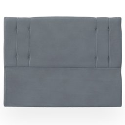Cabeceira Casal Queen Cama Box Estofada Camille 160 Cm Veludo - 1