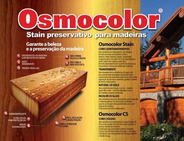 Osmocolor Stain Imbuia Montana 900 ml - 4