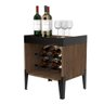 Aparador Bar Retro Pequeno Adega Suporte Vinho Madeirado Mp - 2