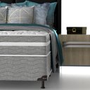 Ver imagem 4 de Conjunto Box Casal Mola Ensacada Prodormir Vegas Comfort (138x188x46cm)