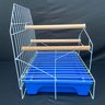 Poleiro para Calopsita Playground com Bandeja Plástica - Azul - 4