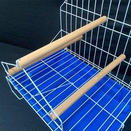 Poleiro para Calopsita Playground com Bandeja Plástica - Azul - 8