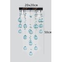 Ver imagem 6 de Lustre Acrílico Para Quarto Sala Vai Montado Base 20x20cm