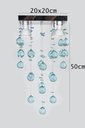 Ver imagem 6 de Lustre Acrílico Para Quarto Sala Vai Montado Base 20x20cm