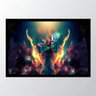 Quadro com moldura lee sin league of - 1