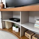 Ver imagem 2 de Rack Mesa Buffet Sala de Estar Mg4647 Cinamomo Off White Arly Cinamomo Off White