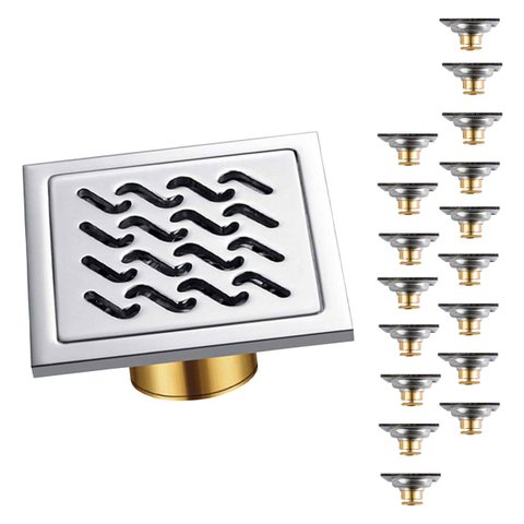 Ralo Inox 10x10 Lavabo Kit 17 Uni Banheiro Anti Odor Anti Inseto Box Casa Varanda Higienico Quintal