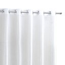 Ver imagem 2 de Cortina 3 Metros Voal Linho com Forro Varão 3x2,7m Branco