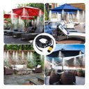 Ver imagem 2 de Mangueira Climatizadora Nevoa Kit Sistema Irrigação Jardim Quintal Grama 10 M