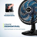 Ver imagem 2 de Ventilador de Mesa Super Turbo 8 Pás Mondial Vtx-40-crystal Vent 40cm Vtx-40-crystal 127v/60hz .