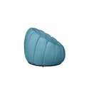Ver imagem 3 de Kit Poltrona + Puff Decorativo Concha Veludo Azul Tiffany