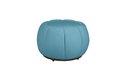 Ver imagem 5 de Kit Poltrona + Puff Decorativo Concha Veludo Azul Tiffany