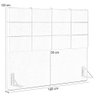 Cabeceira Cama Box Casal King 195 Cm Roma W01 Couríssimo Preto - Lyam - 5