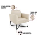 Ver imagem 6 de Poltrona Base X Industrial Preto Marisa Corino D03 - D’Rossi