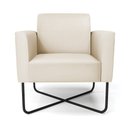 Ver imagem 3 de Poltrona Base X Industrial Preto Marisa Corino D03 - D’Rossi