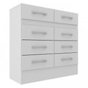 Ver imagem 2 de Cômoda Roupeiro Grande 8 Gavetas Cor Branca Imperatriz