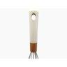 Fouet Batedor de Ovos Bolo Silcone e Bambu 26cm Branco Bekasa 8101bc - 3