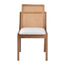 Ver imagem 5 de Kit 4 Cadeiras Decorativa Sala de Jantar Luxo Livia Facto Branco - Mozzelar