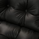 Ver imagem 3 de Kit 2 Poltronas Costela com 01 Puff Corino Preto