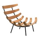 Ver imagem 4 de Kit 2 Poltronas Costela com 01 Puff Corino Preto