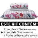 Ver imagem 2 de Jogo de Cama Solteiro Lençol Infantil 3 Peças Estampado BF Colchões