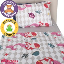 Jogo de Cama Solteiro Lençol Infantil 3 Peças Estampado BF Colchões - 4