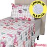 Jogo de Cama Solteiro Lençol Infantil 3 Peças Estampado BF Colchões - 5