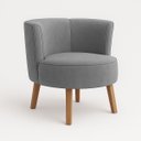 Ver imagem 5 de Poltrona pra Consultório Sala de Espera Pés Retrô Tecido Veludo Estrutura Resistente