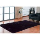 Ver imagem 5 de Tapete Sala Veludo Cortado Shaggy 1,00 x 1,50 M Preto Sultan