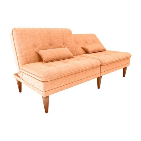 Sofá Cama 3 Lugares Reclinável Casal Premium 1,90 Larg Pietra Matrix