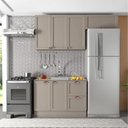 Ver imagem 1 de Composição Cozinha Olívia 3 Peças 6 Portas para Pia Poliman Móveis