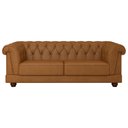 Ver imagem 1 de Sofá Living 2 Lugares 190cm Apso Courino Caramelo - Sallar Home