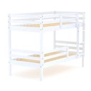 Ver imagem 1 de Beliche Solteiro Slim com Grade de Proteção Madeira Maciça Branco Housin