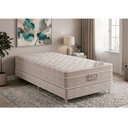 Ver imagem 4 de Conjunto Cama Box de Molas Meio Casal Ortobom New Airtech - 108x188