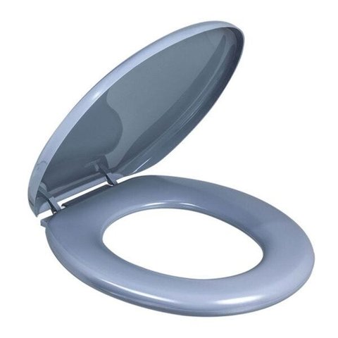 Assento Sanitário Almofadado Primafer Cinza