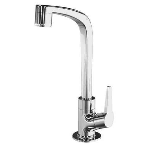 Torneira Lavatória Fortti Flat, 1195- Cromada