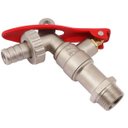 Ver imagem 4 de Torneira de Metal com Porta Cadeado para Jardim 1/2" + Bucha de Redução 3/4" para 1/2" + Fita Veda R
