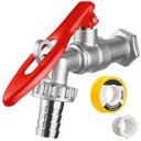 Ver imagem 3 de Torneira de Metal com Porta Cadeado para Jardim 1/2" + Bucha de Redução 3/4" para 1/2" + Fita Veda R