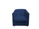Ver imagem 2 de Kit 2 Poltronas Decorativa Biane Suede Azul Marinho Pés Cromado Mz Decor