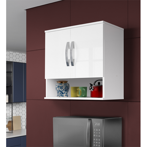 Armário Suspenso - Com Nicho (Para pequenas Lavanderias)