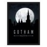 Gotham city quadro retrô vintage - 1