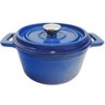 Panela de Ferro Esmaltada em Azul - 2,6L - 1