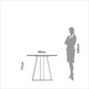 Ver imagem 4 de Mesa de Jantar 90cm 4 Lugares Pinhão Dalla Costa
