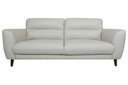 Ver imagem 1 de Sofá de Couro Vitória 3 Lugares Off White