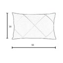 Ver imagem 4 de Kit 2 Capas para Almofada Drapeada em Veludo Retangular Cinza Chumbo