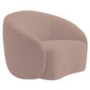 Ver imagem 7 de Kit Divã Recamier Orgânico Marrocos 180cm Lado Direito e 1 Poltronas Amore Linho Rose